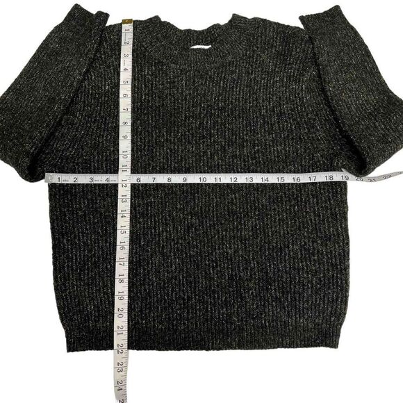 BP Crew Neck Sweater Marled Black Rainbow Flecks Metallic Threading XS - Picture 9 of 14